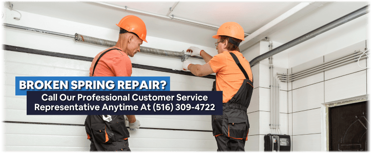 Broken Garage Door Spring Farmingdale NY